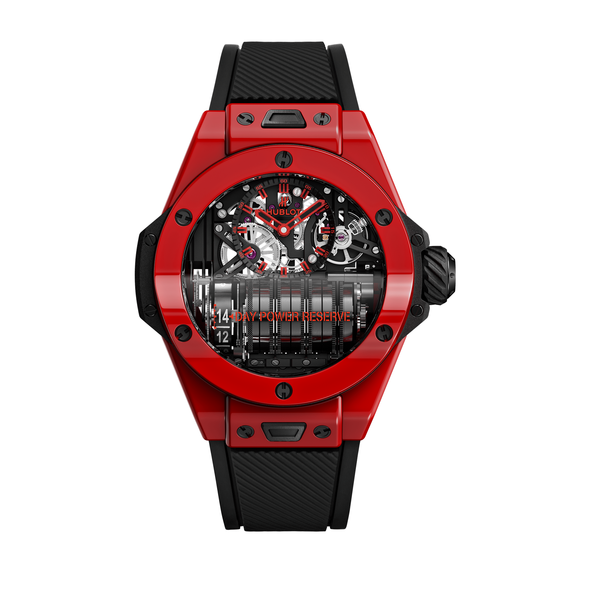 Hublot Big Bang MP-11 Red Ceramic Rubber 45mm