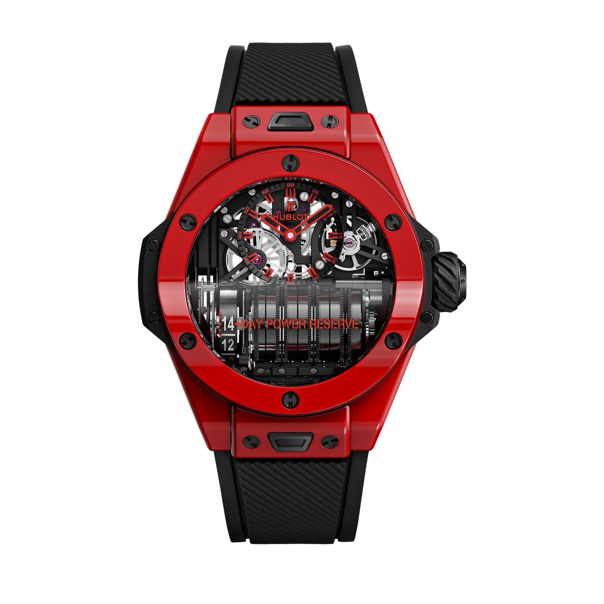 Hublot Big Bang MP-11 Red Ceramic Rubber 45mm