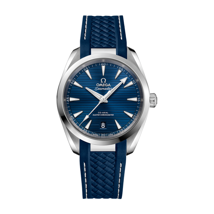 Omega Seamaster Aqua Terra 150M Blue Steel Rubber 38mm