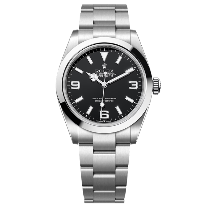 Rolex Explorer Black Steel 40mm