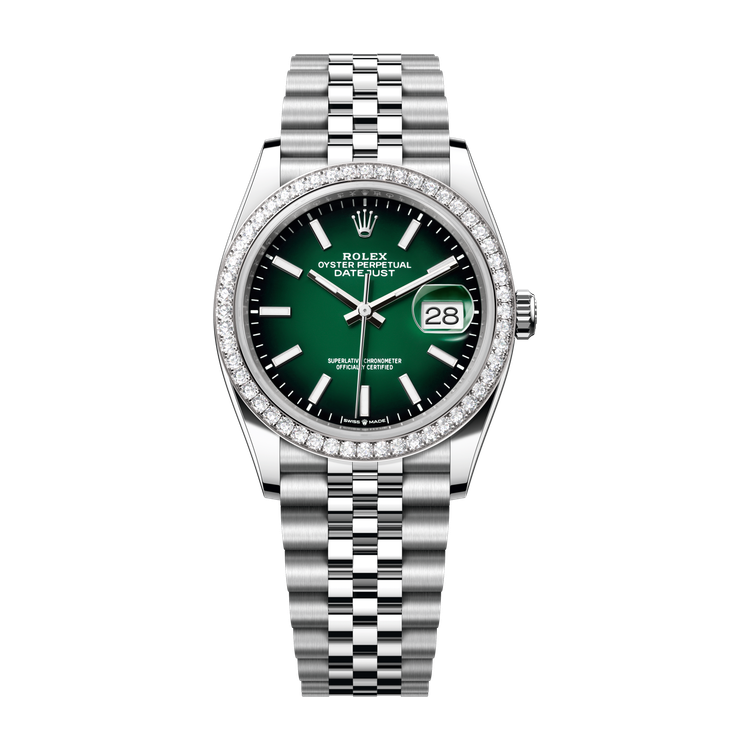 Rolex Datejust 36 Green Two-Tone 36mm