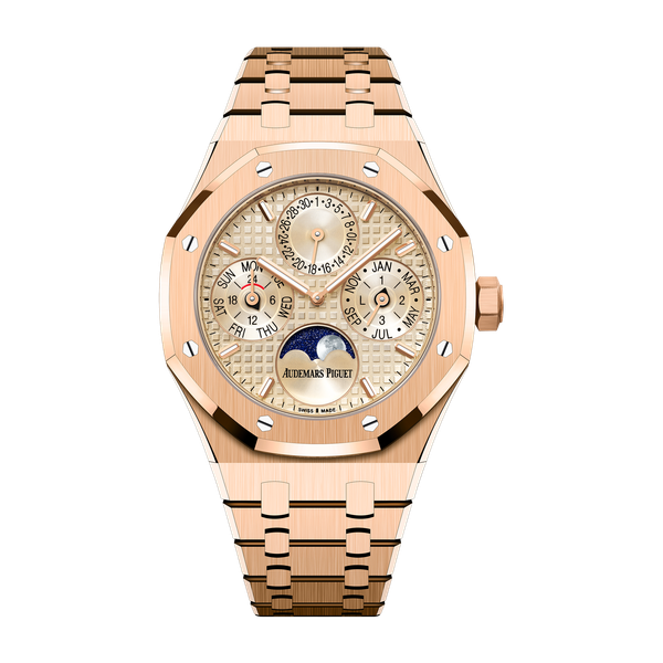 Audemars Piguet Royal Oak Selfwinding Perpetual Calendar Cream Rose Gold 38mm