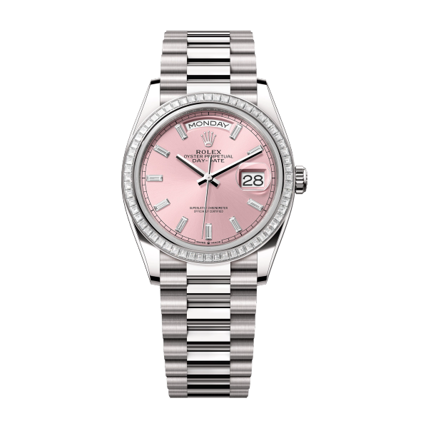 Rolex Day-Date 36 Pink White Gold 36mm