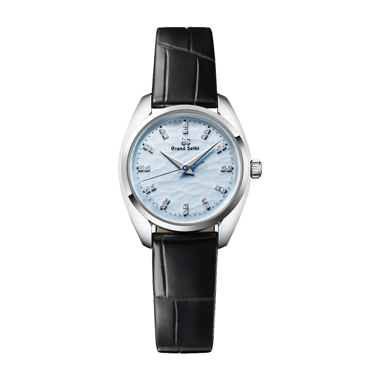 Grand Seiko Elegance Thin Dress Series Blue Steel Alligator Leather 26.5mm