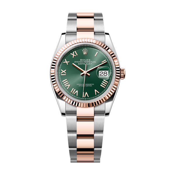 Rolex Datejust 36 Green Two-Tone 36mm