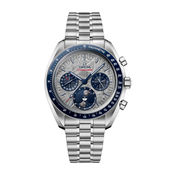 Omega "Meteorite" Speedmaster Moonphase Grey Steel 43mm