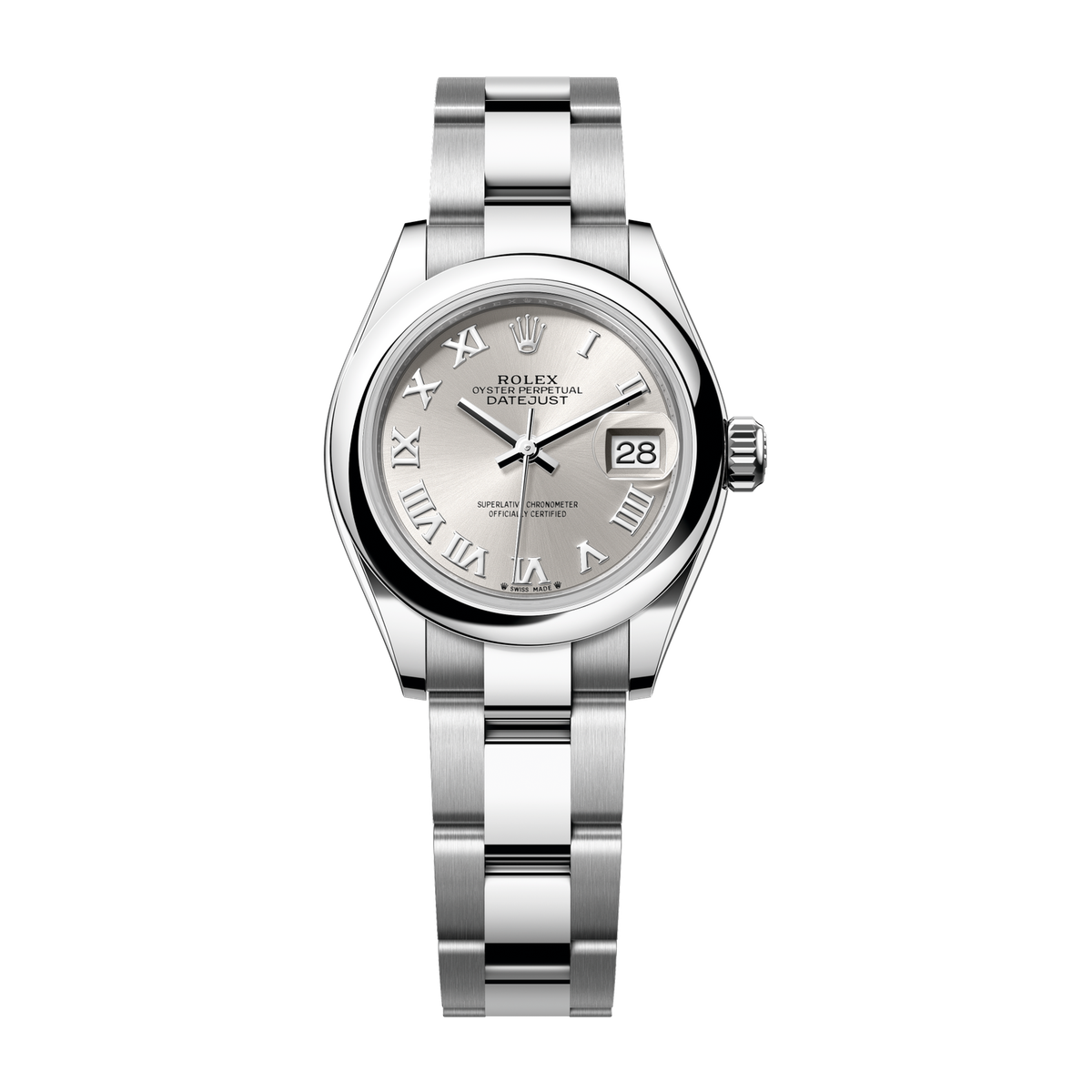 Rolex Lady-Datejust Silver Steel 28mm