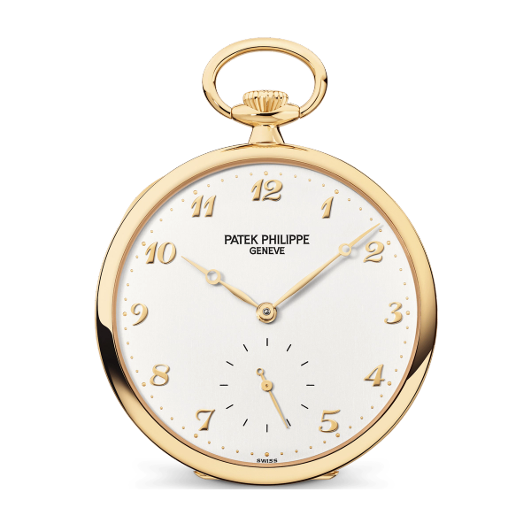 Patek Philippe Pocket Watches Silver Yellow Gold 44.1mm