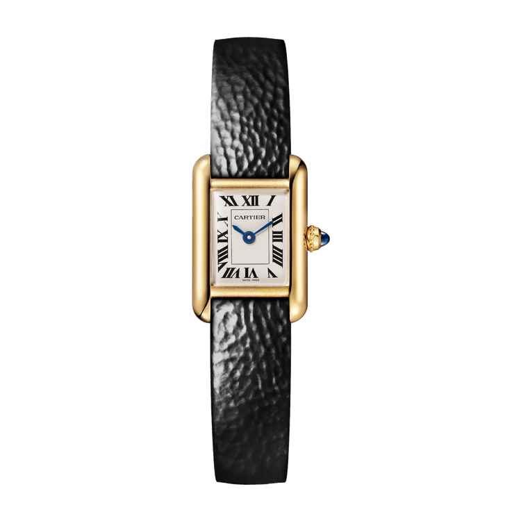 Cartier Tank Louis Cartier Silver Yellow Gold Leather 16.5mm