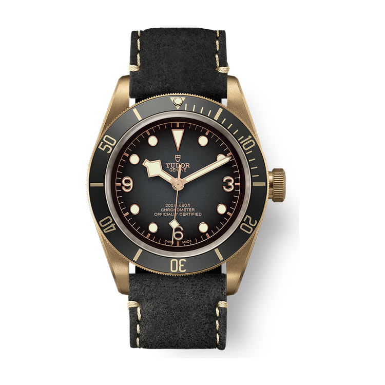 Tudor Black Bay Bronze Dark Grey Leather 43mm