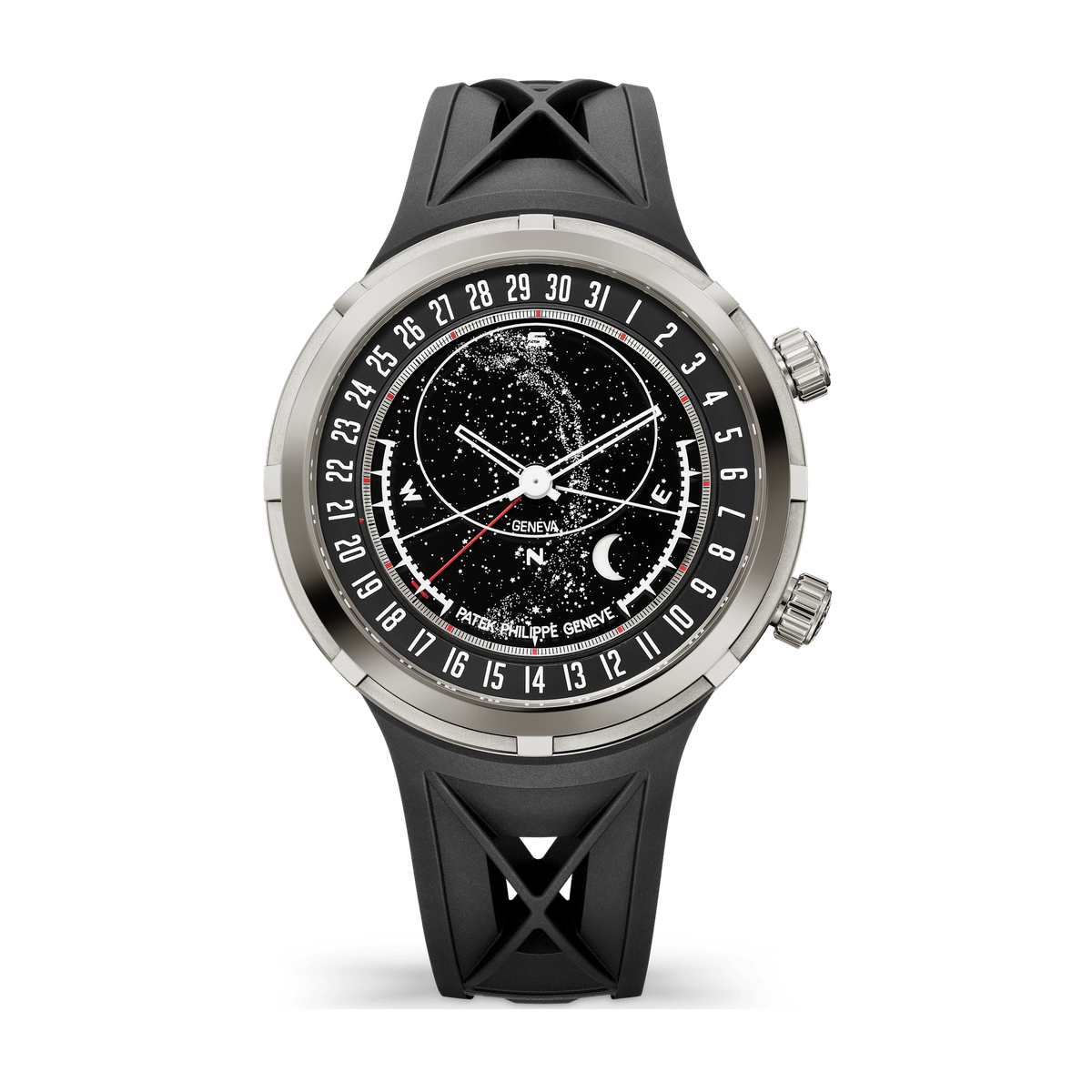 Patek Philippe Grand Complications Celestial Black White Gold Rubber 47mm