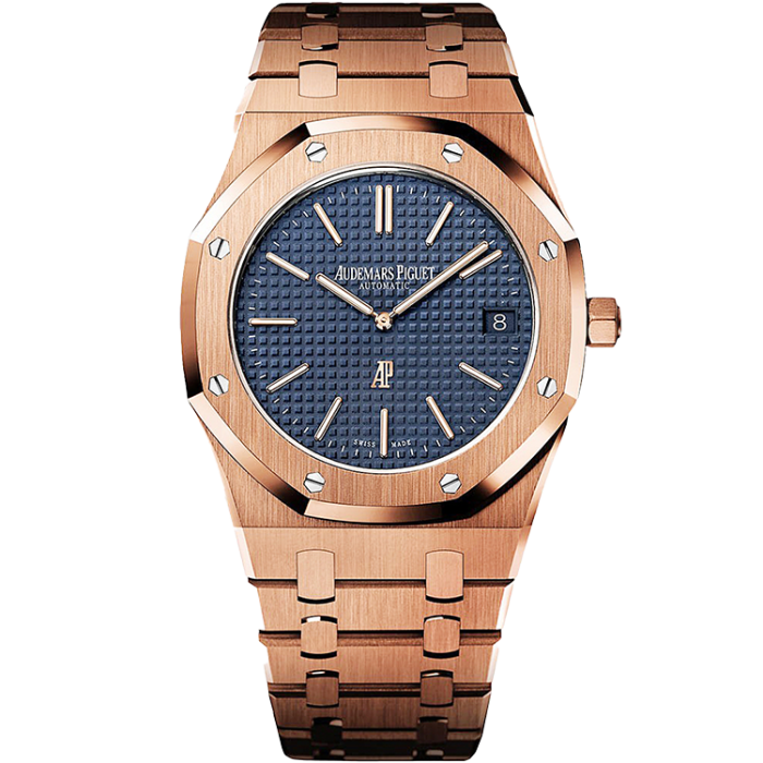 Audemars Piguet Royal Oak Jumbo Ultra Thin Blue Rose Gold 39mm