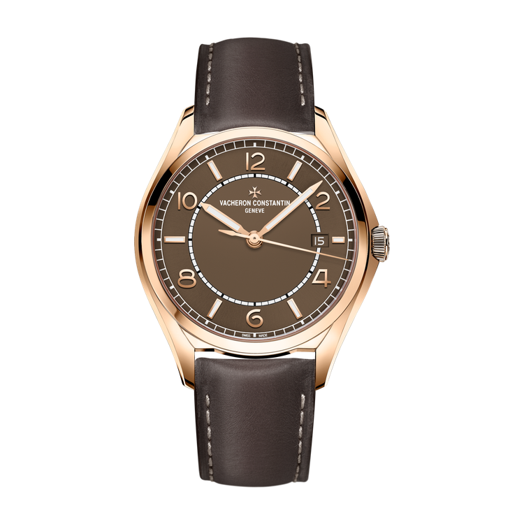 Vacheron Constantin Fiftysix Self-winding Brown Rose Gold Leather 40mm