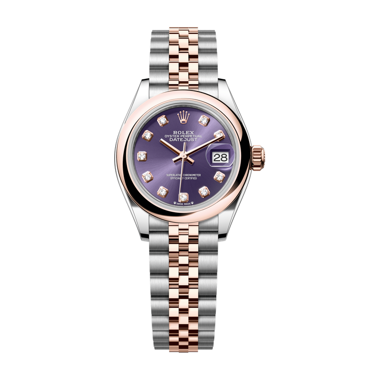 Rolex Lady-Datejust Purple Two-Tone 28mm
