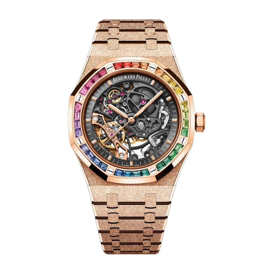 Audemars Piguet Royal Oak Frosted Gold Double Balance Wheel Openworked