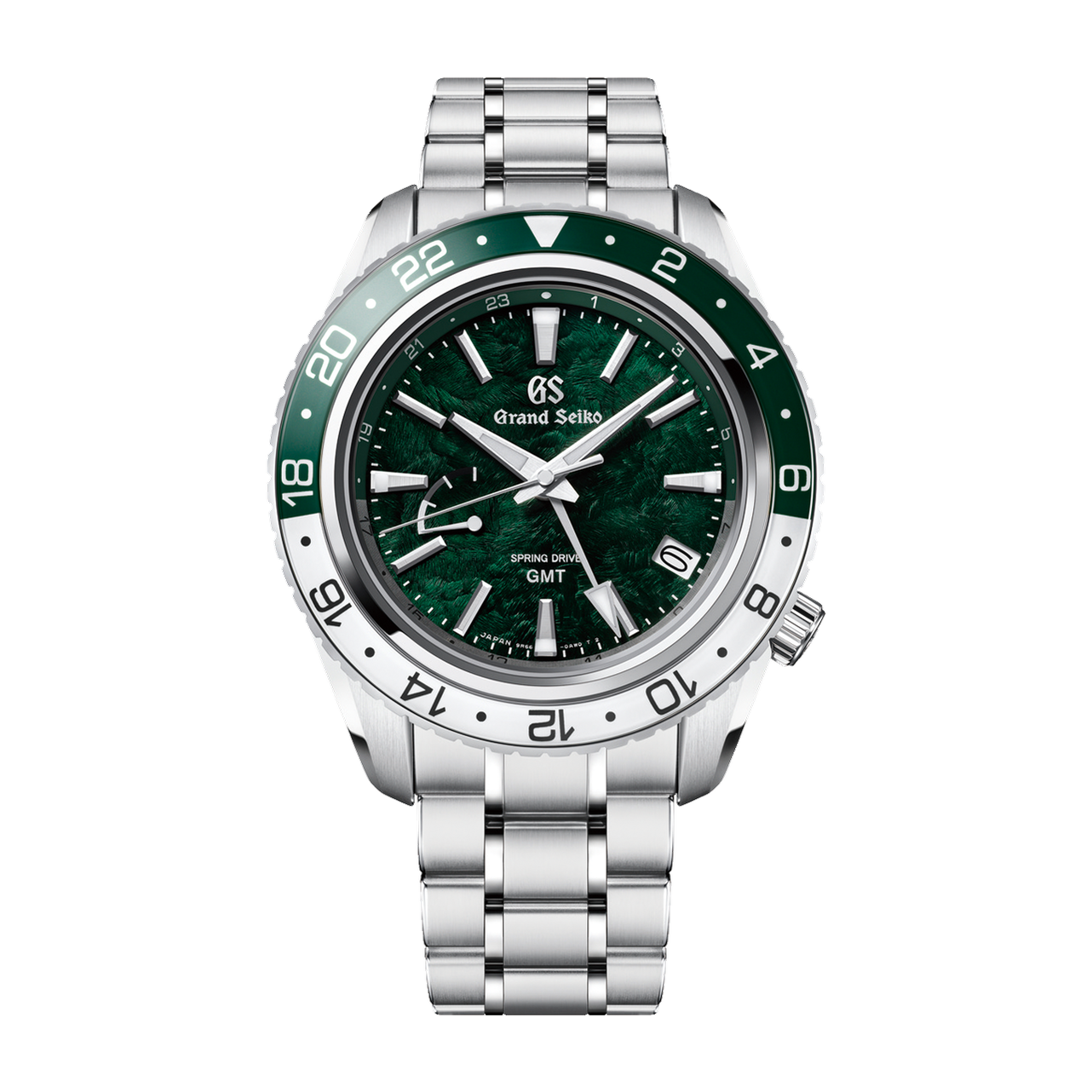 Grand Seiko Sport Triple Time Zone Green Steel 44mm