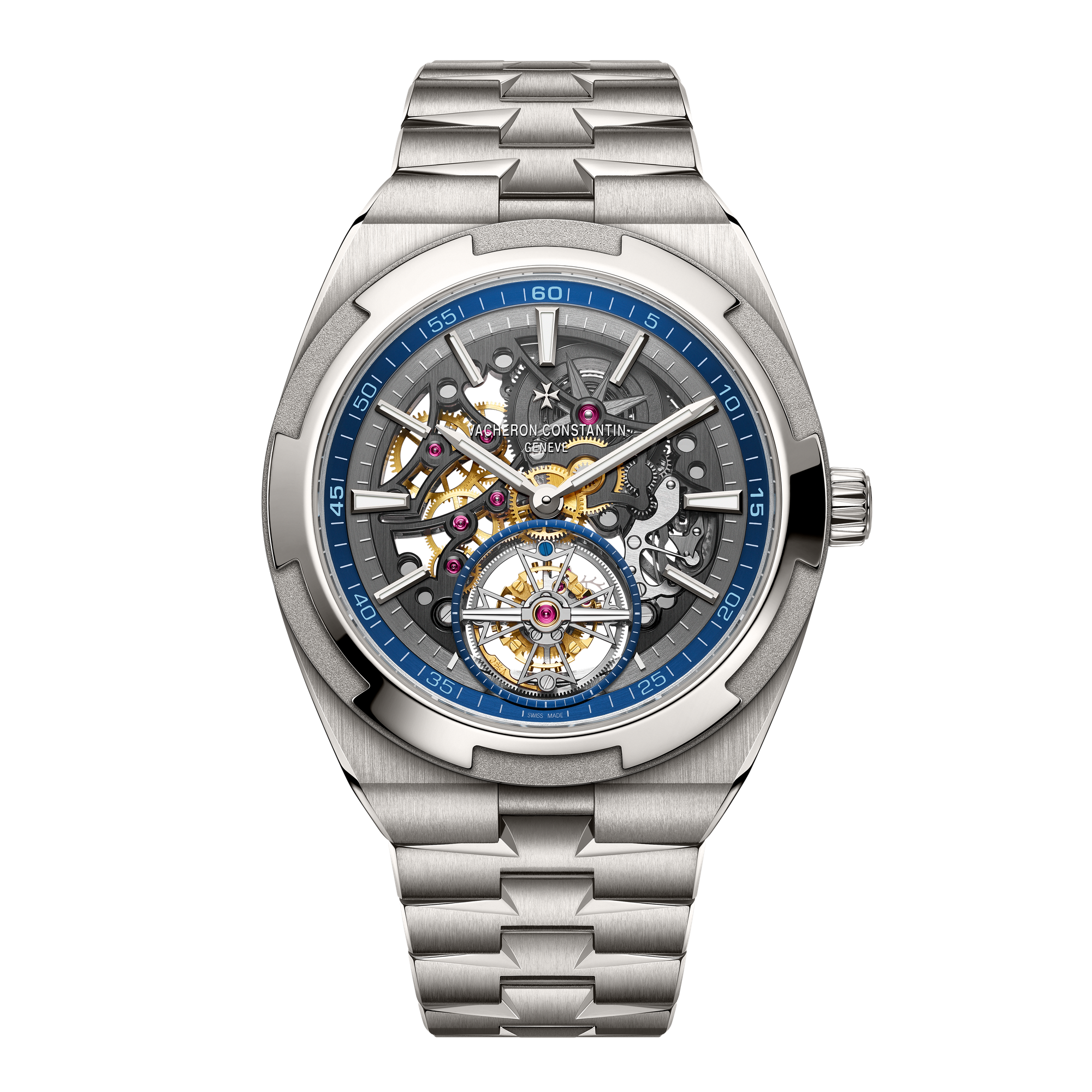Vacheron Constantin Overseas Tourbillon Skeleton Blue Titanium 42.5mm