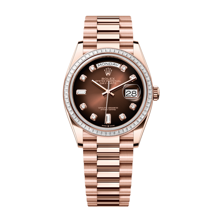 Rolex Day-Date 36 Brown Rose Gold 36mm