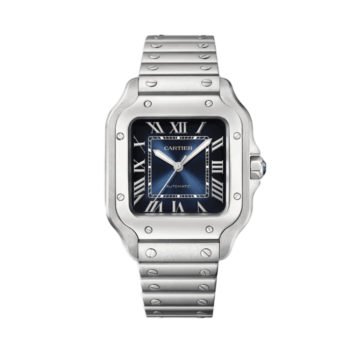Cartier Santos de Cartier Medium Blue Steel 35.1mm