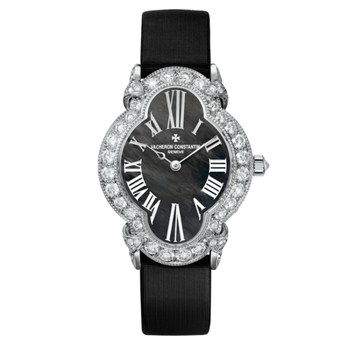Vacheron Constantin Heures Créatives Heure Romantique Mother of Pearl White Gold Fabric 36.2mm