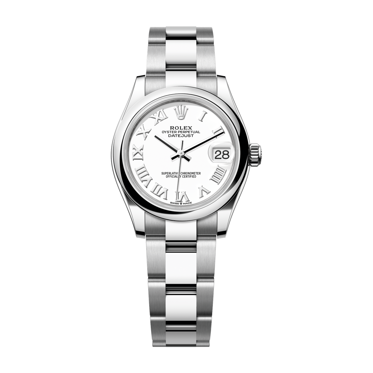 Rolex Datejust 31 White Steel 31mm