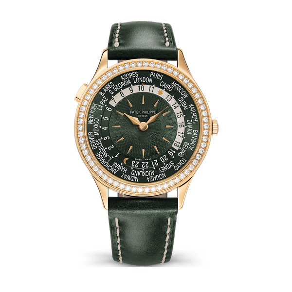 Patek Philippe Complications Green Rose Gold Leather 36mm
