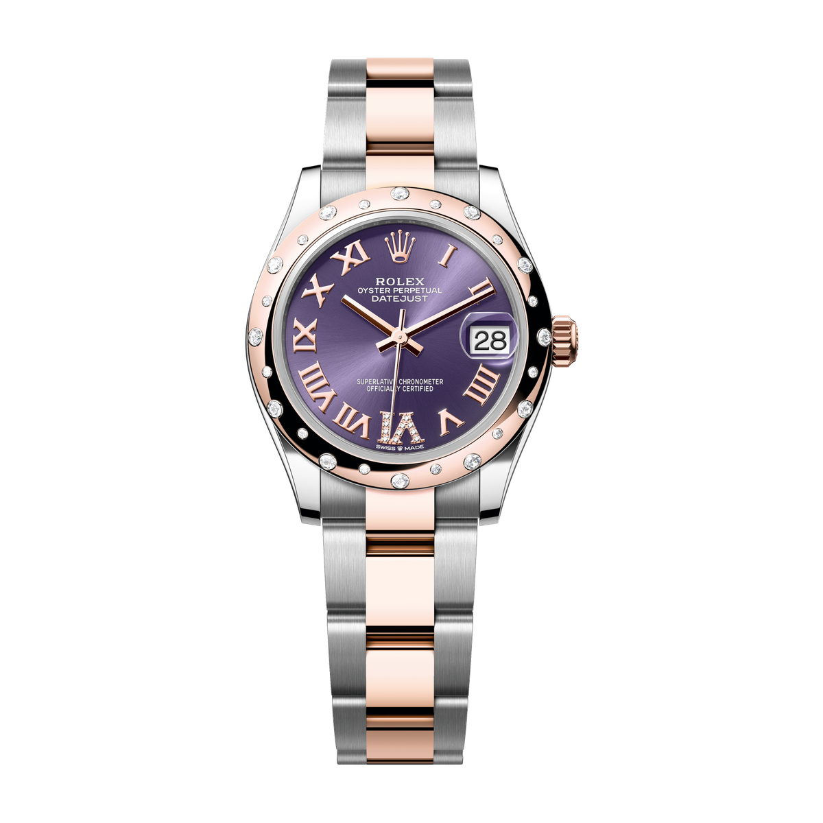 Rolex Datejust 31 Purple Two-Tone 31mm