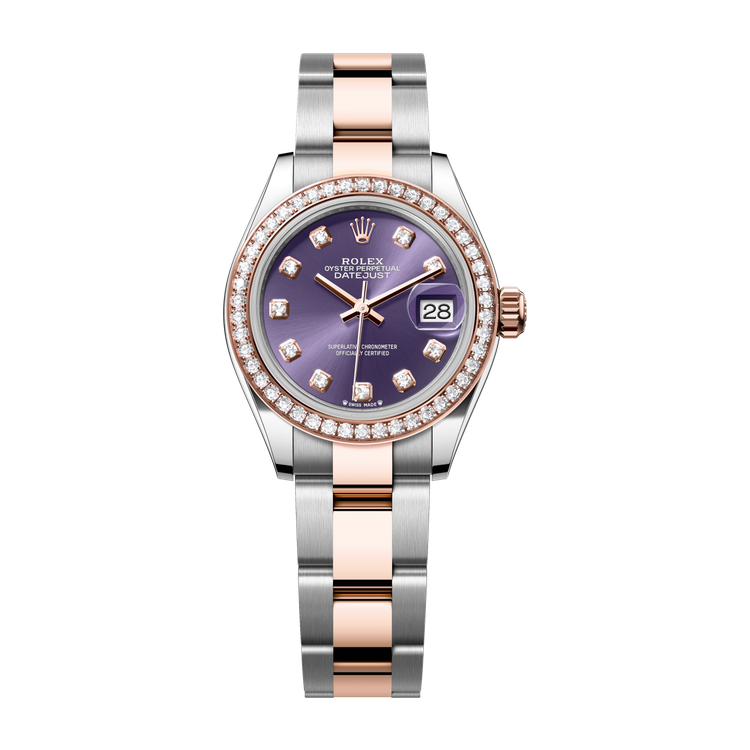 Rolex Lady-Datejust Purple Two-Tone 28mm