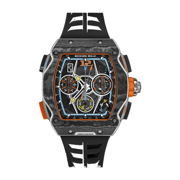 Richard Mille "McLaren W1" RM 65-01 Skeleton Carbon Rubber 44.5mm