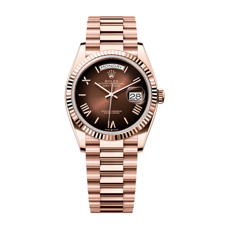 Rolex Day-Date 36 Brown Rose Gold 36mm