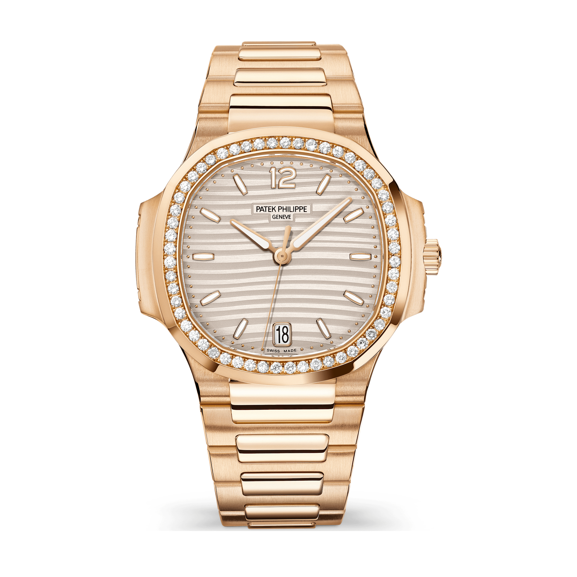 Patek Philippe Nautilus Silver Rose Gold 35.2mm