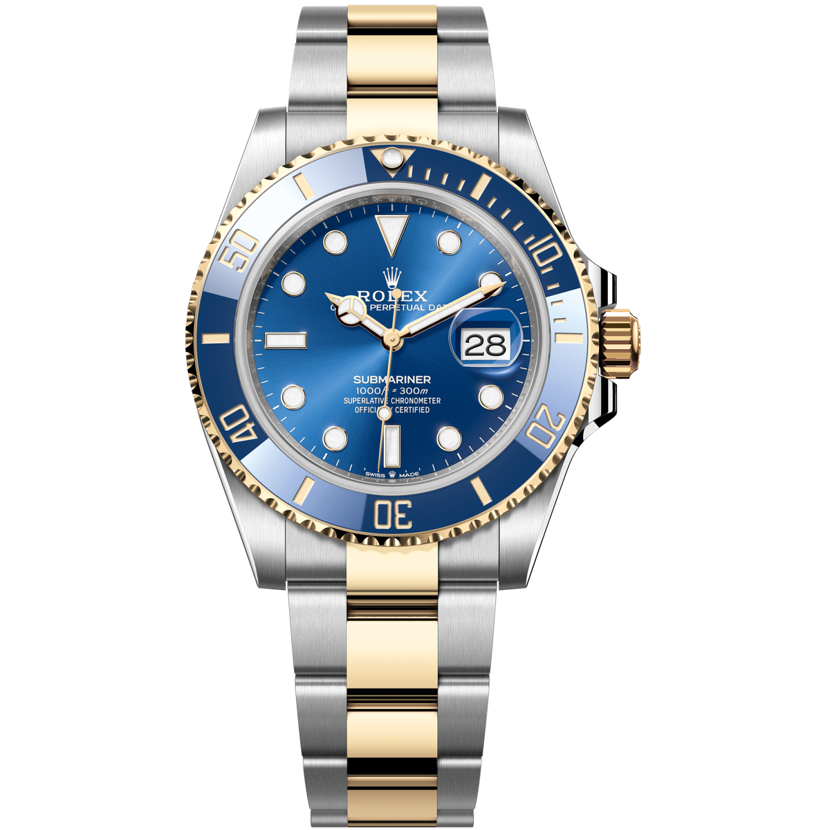 Rolex "Bluesy" Submariner Blue Two-Tone 41mm