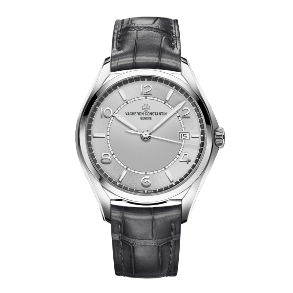 Vacheron Constantin Fiftysix Self-winding Grey Steel Alligator Leather 40mm