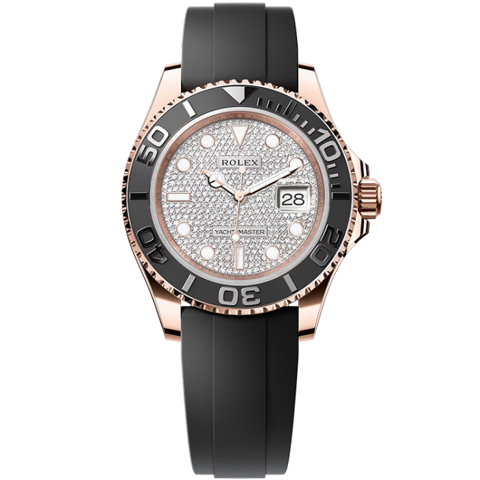 Rolex Yacht-Master Diamond Pave Rubber 40mm