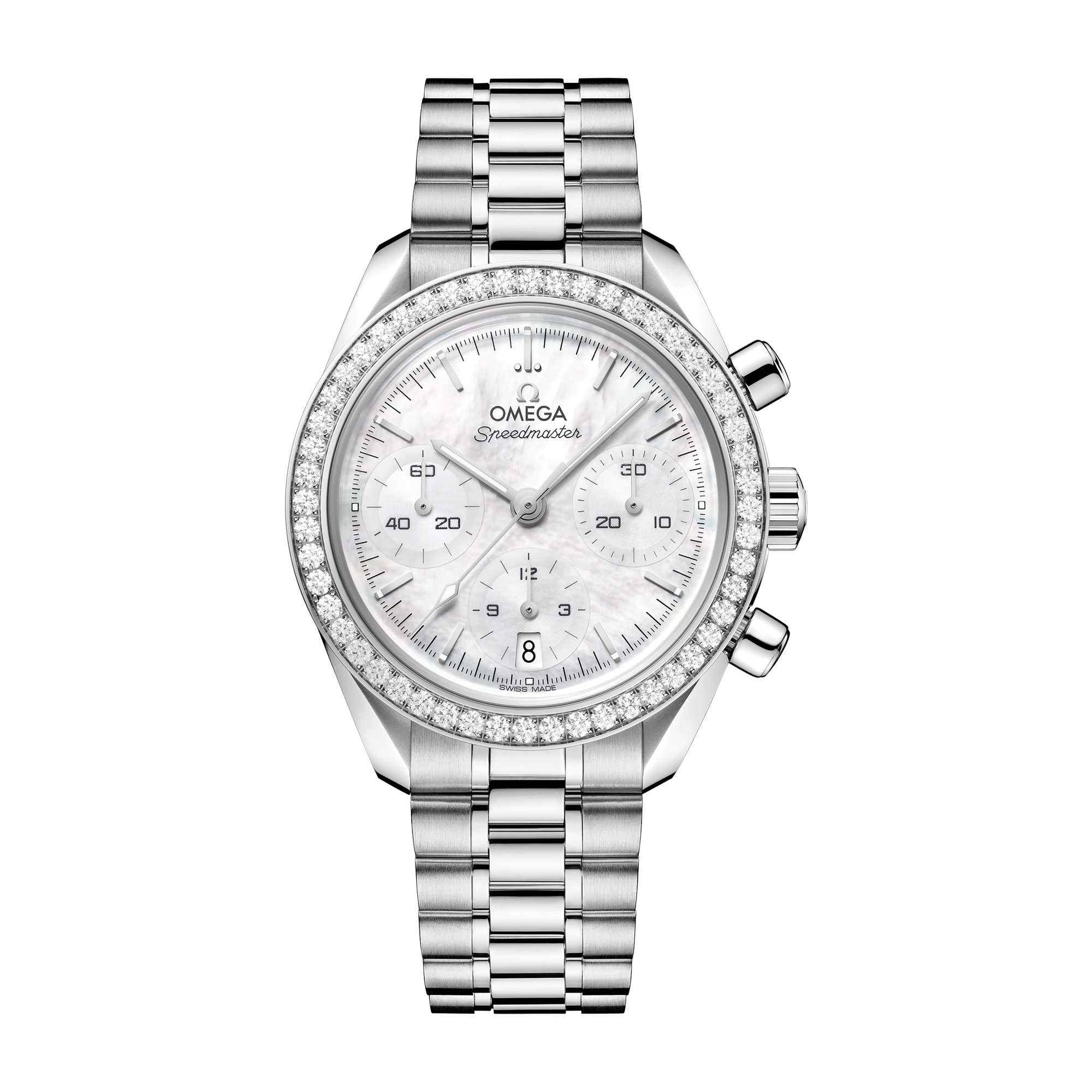 Omega Speedmaster 38 White Steel 38mm