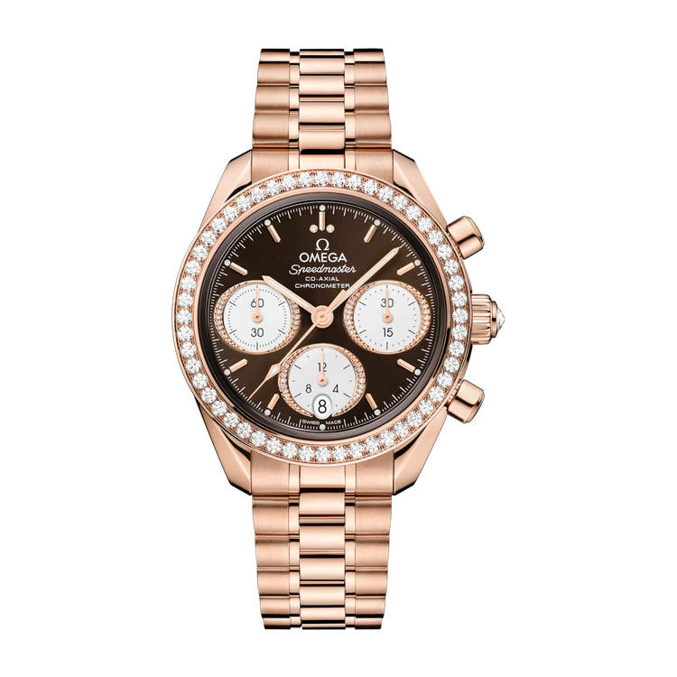 Omega Speedmaster 38 Brown Rose Gold 38mm