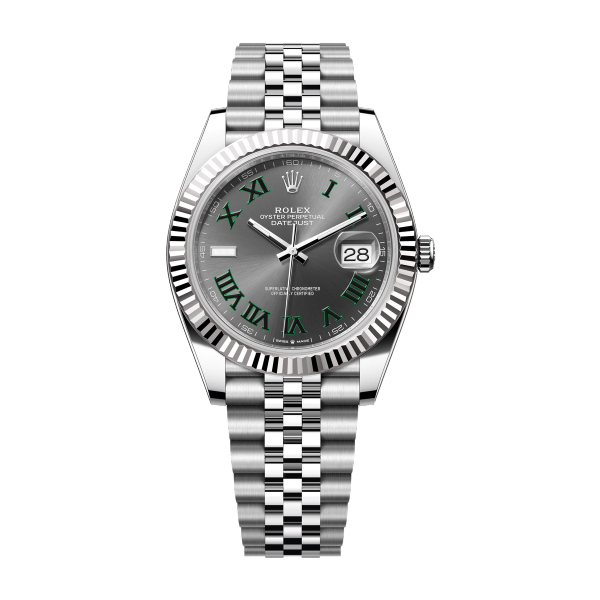 Rolex Datejust 41 Dark Grey Steel & White Gold 41mm