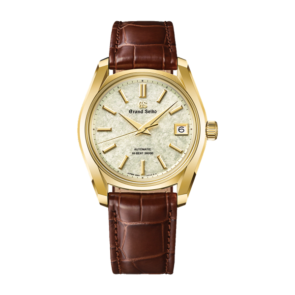Grand Seiko Heritage 62GS Green Yellow Gold Alligator Leather 38mm