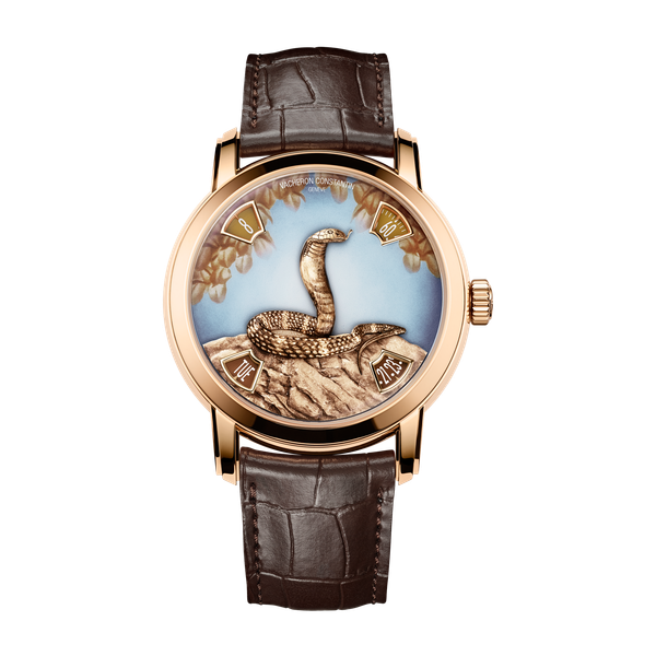 Vacheron Constantin Métiers d'Art The Legend of the Chinese Zodiac Gold Rose Gold Alligator Leather 40mm