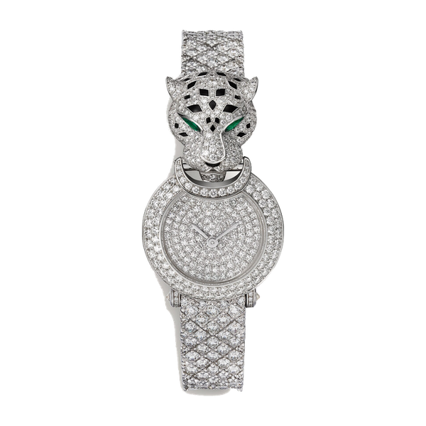 Cartier La Panthère Diamond Pave White Gold