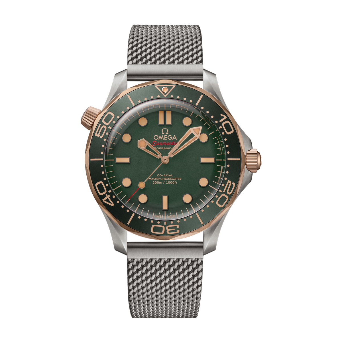 Omega Seamaster Diver 300M Green Two-Tone 42mm