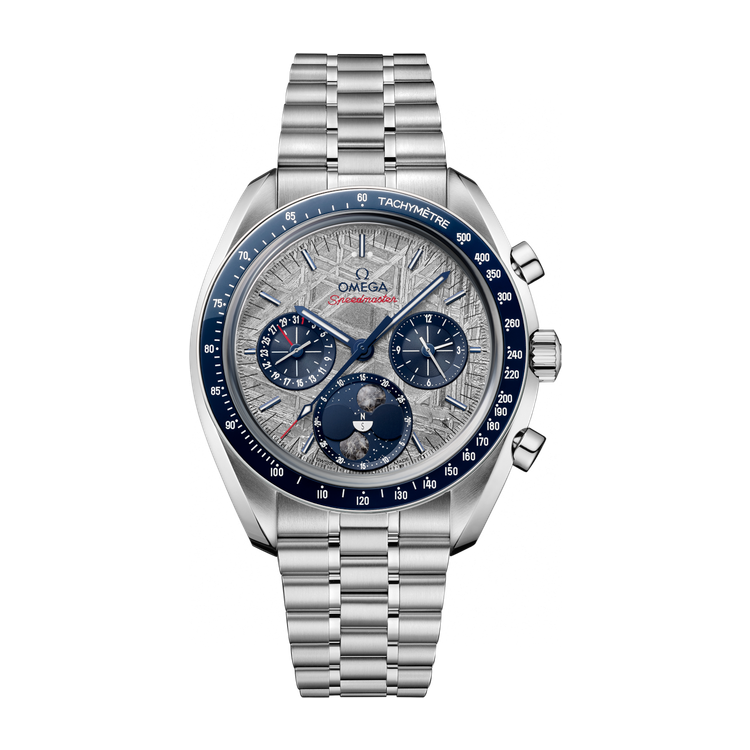 Omega "Meteorite" Speedmaster Moonphase Grey Steel 43mm