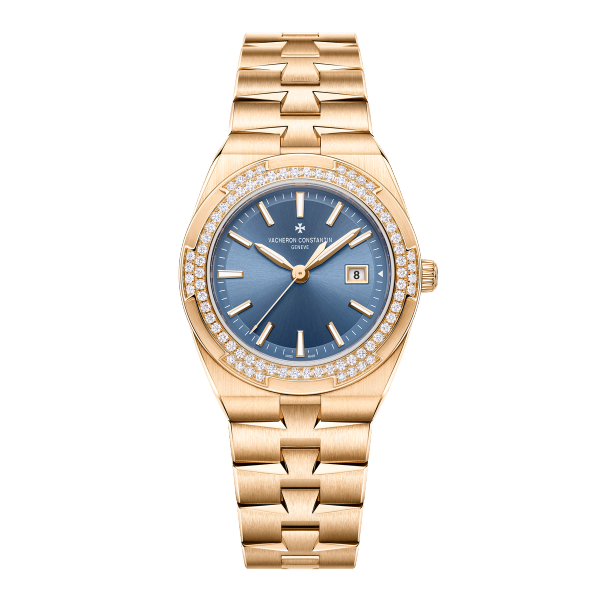 Vacheron Constantin Overseas Quartz Blue Rose Gold 33mm
