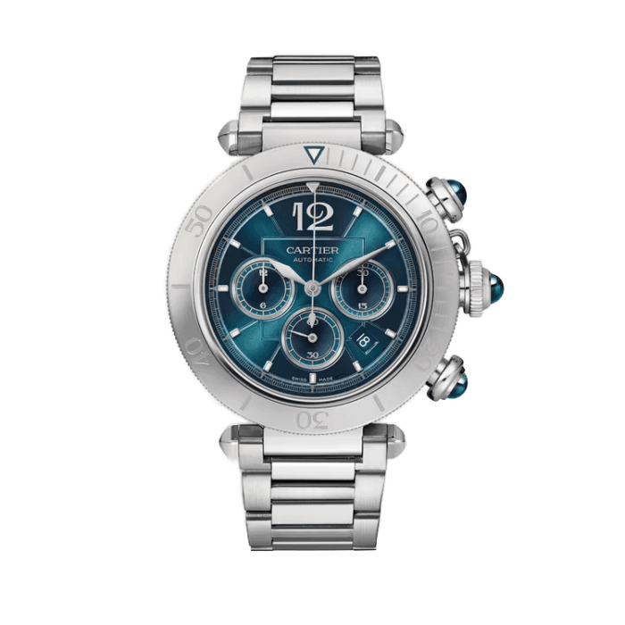 Cartier Pasha Blue Steel 41mm