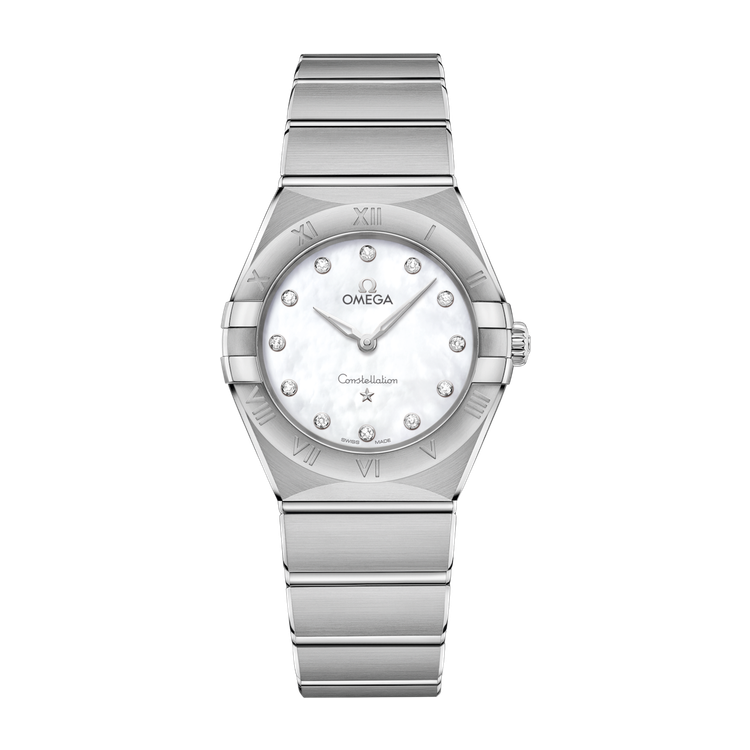 Omega Constellation White Steel 28mm