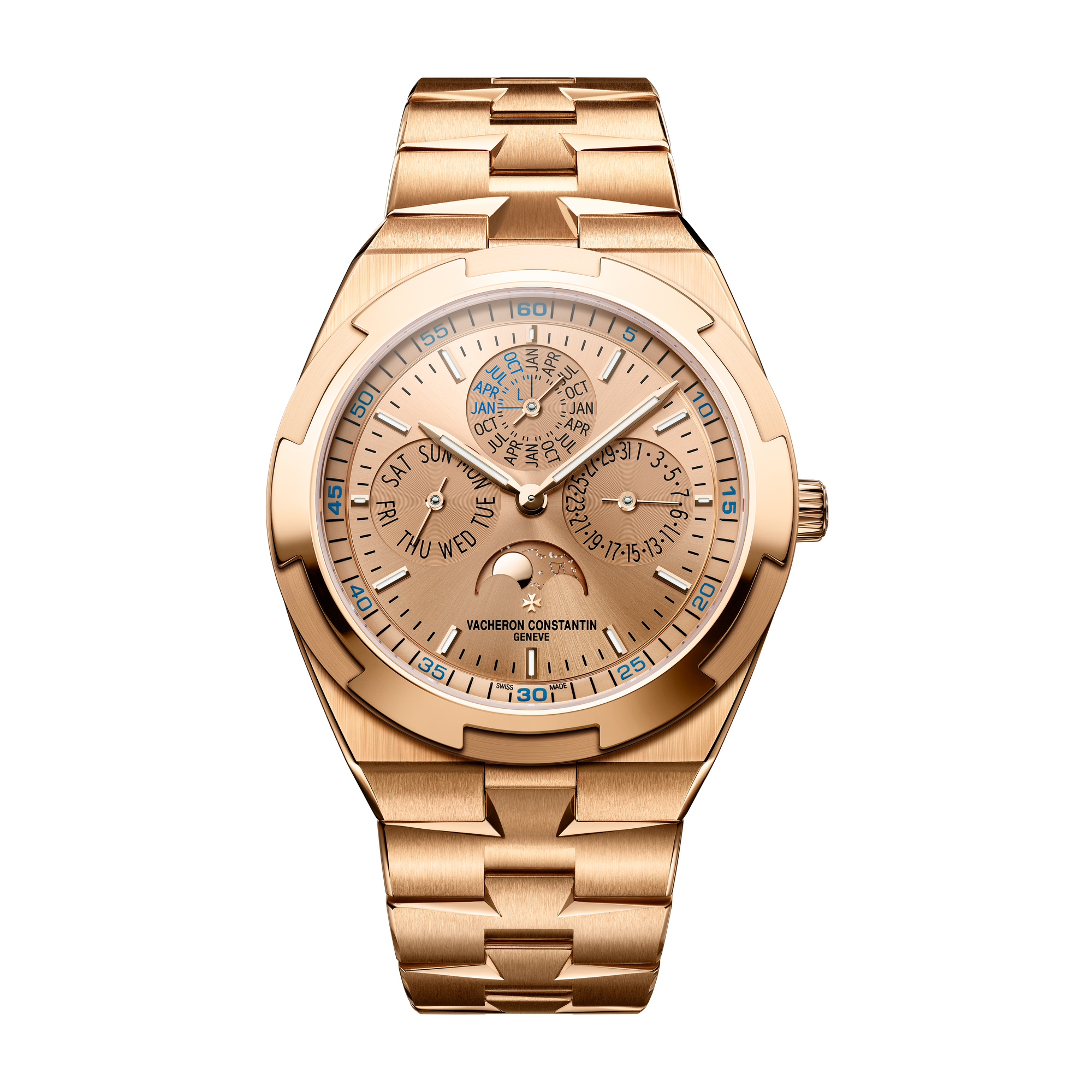 Vacheron Constantin Overseas Perpetual Calendar Ultra-thin Gold Rose Gold 41.5mm