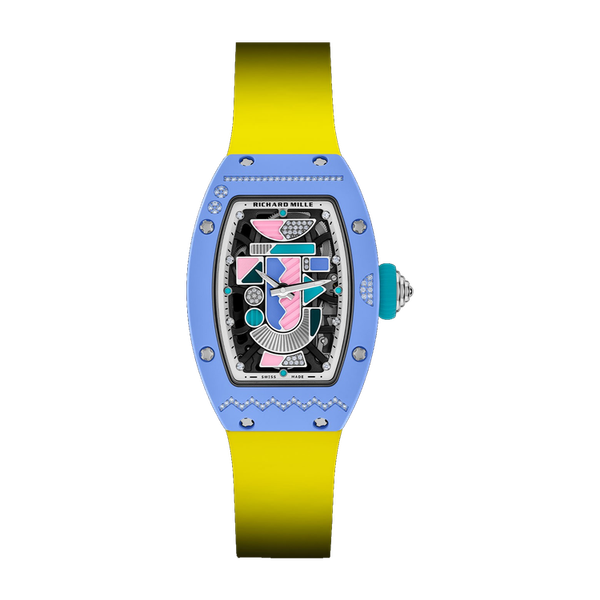 Richard Mille "Powder Blue" RM 07-01 Skeleton Ceramic Rubber 31.4mm
