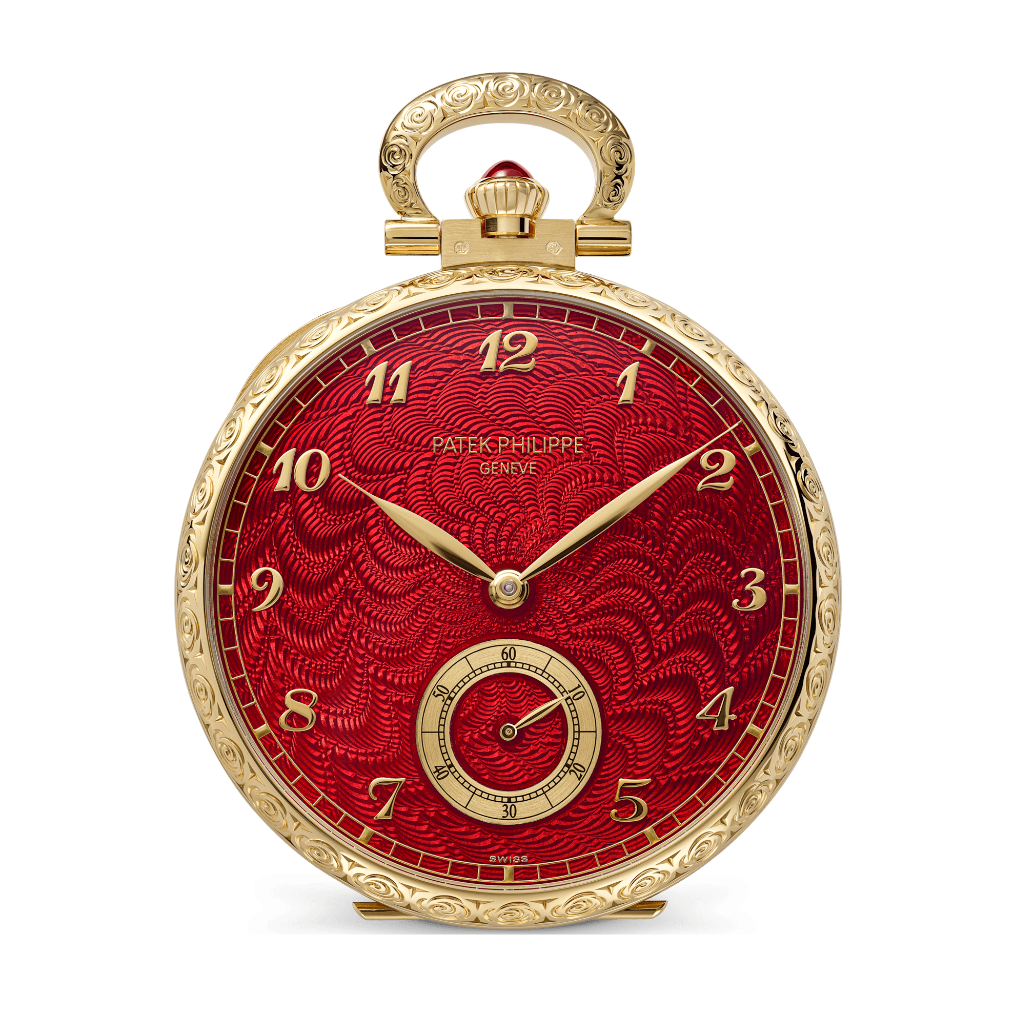 Patek Philippe "Flamenco" Rare Handcrafts Red Yellow Gold 44.1mm
