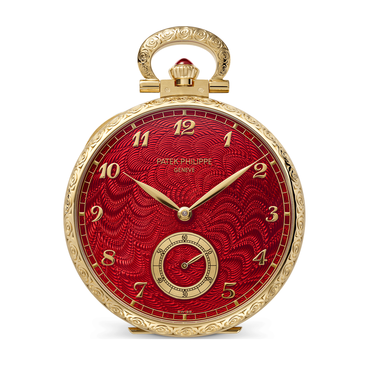 Patek Philippe "Flamenco" Rare Handcrafts Red Yellow Gold 44.1mm