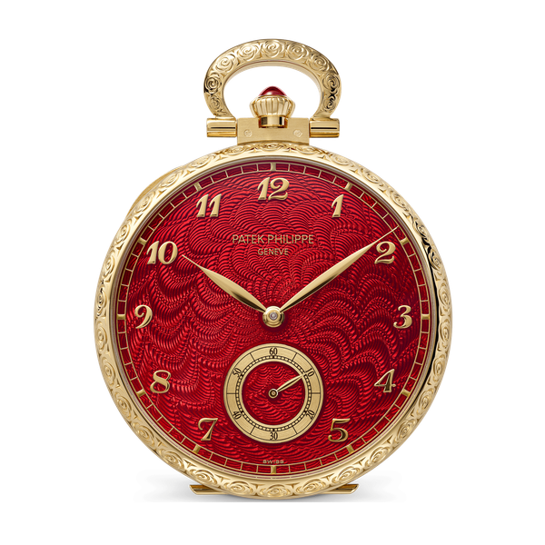 Patek Philippe "Flamenco" Rare Handcrafts Red Yellow Gold 44.1mm